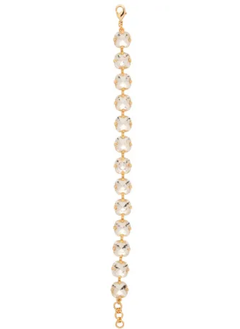Sorrelli Halcyon Tennis Bracelet - Bright Gold Crystal