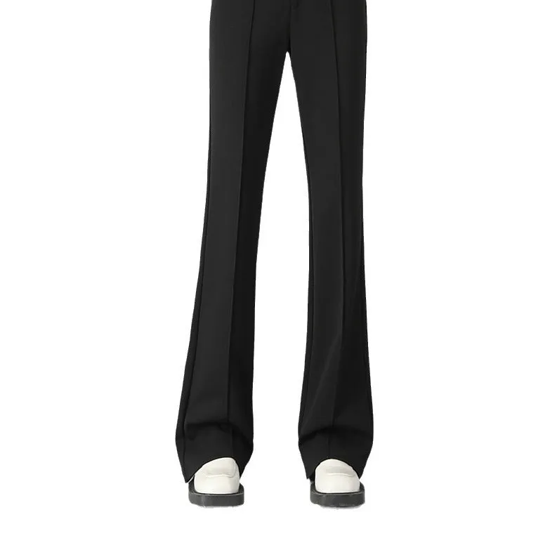 Spring And Autumn Thin High Waist Stretch Slim Suit Pants For Women