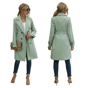 Spring and summer trench coat jacket for women - Ideal for layering