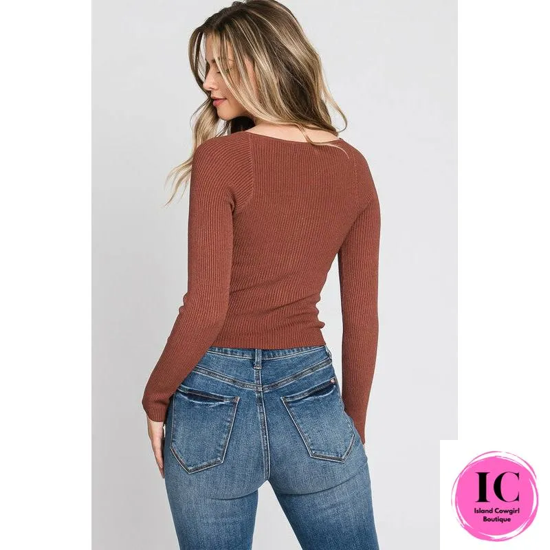 Stay Together Ribbed Crop Top