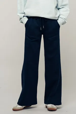 Straight-Leg Panel Sweatpants