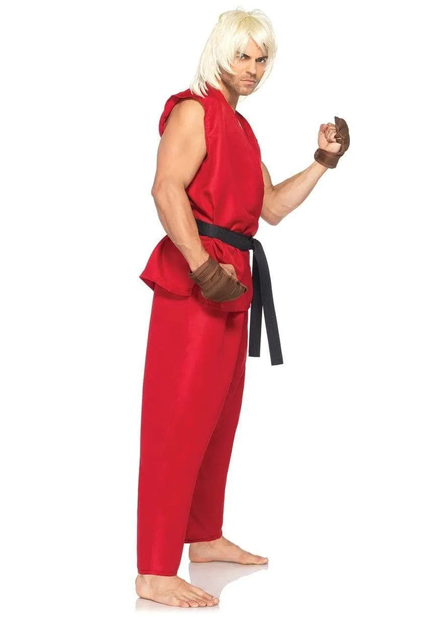 Street Fighter Ken Mens Costume - Leg Avenue