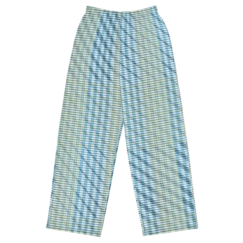 Strut Bold in Blue and Yellow Wide Leg Pants