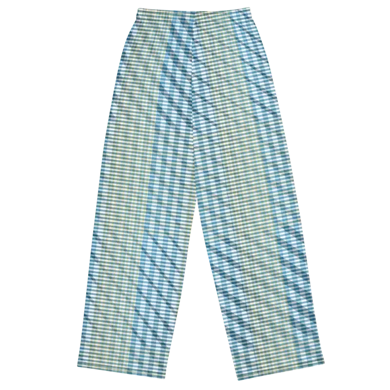 Strut Bold in Blue and Yellow Wide Leg Pants