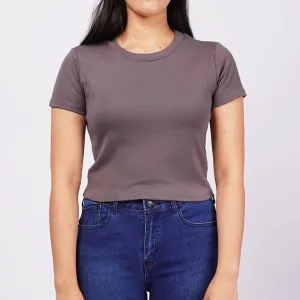Stylistic Mr. Lee Ladies Basic Tees Boxy Fit 155685-U (Gray)