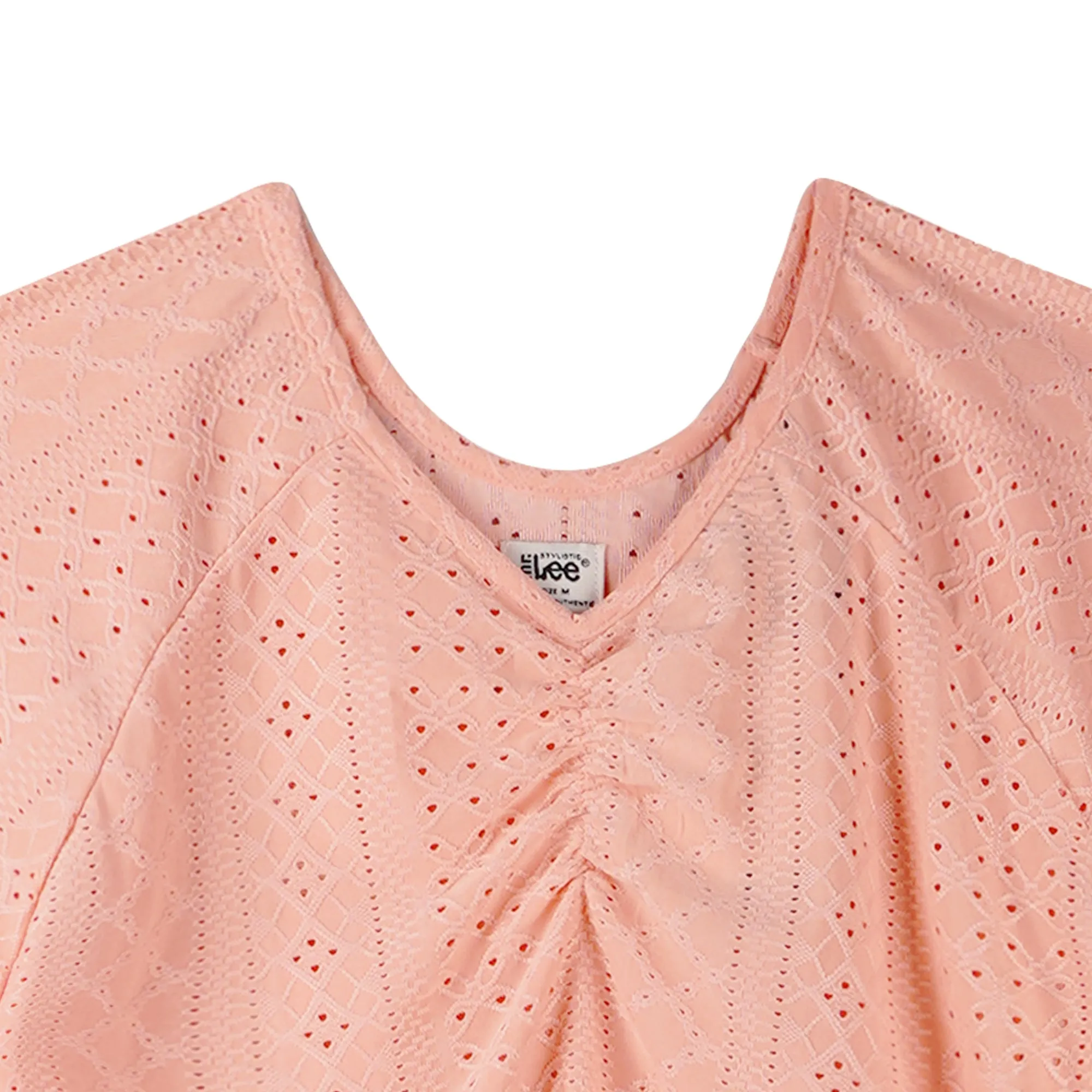 Stylistic Mr. Lee Ladies Basic Tees Boxy Fit 163728-U (Peach)