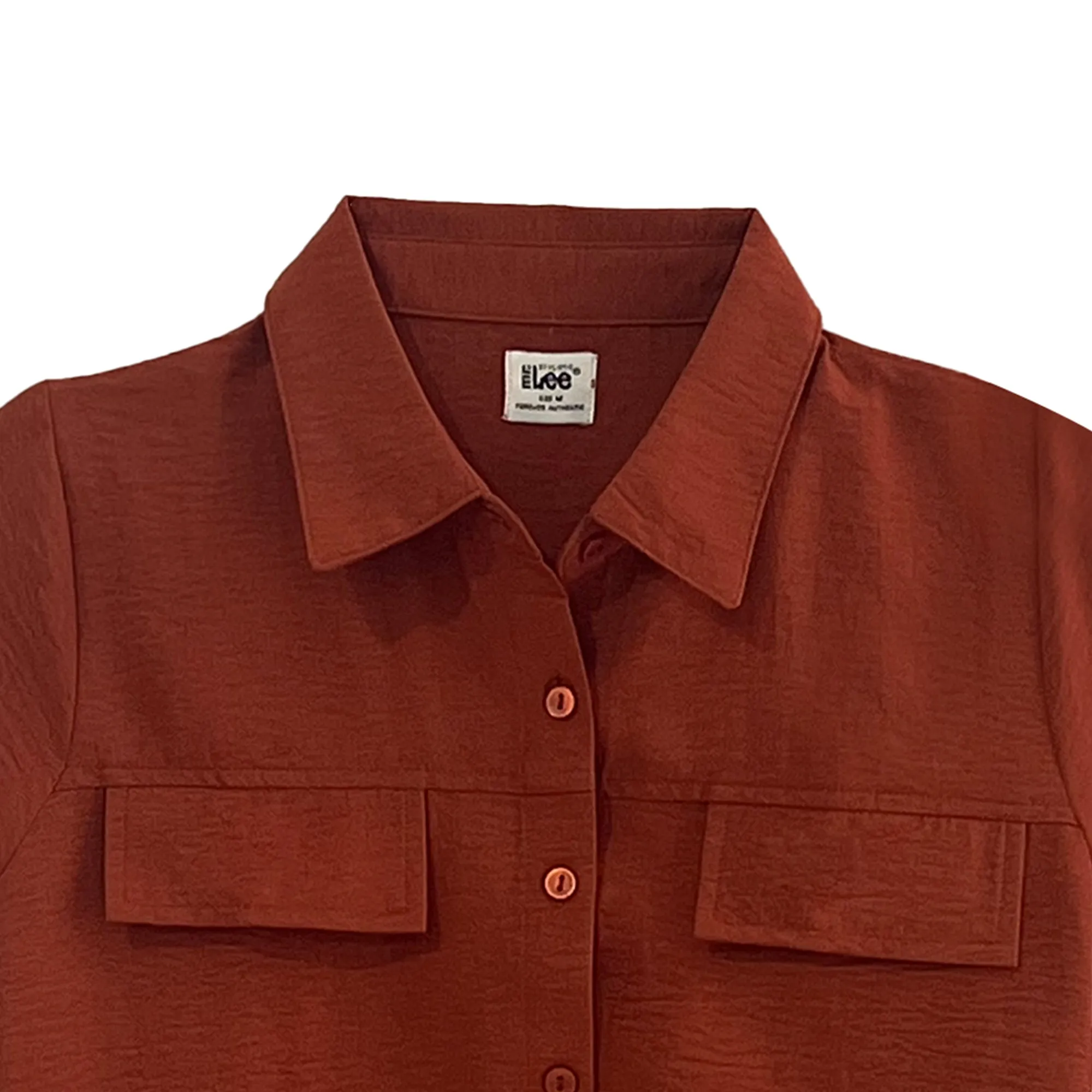 Stylistic Mr. Lee Ladies Basic Woven Shirt Boxy Fit 160465 (Rust)