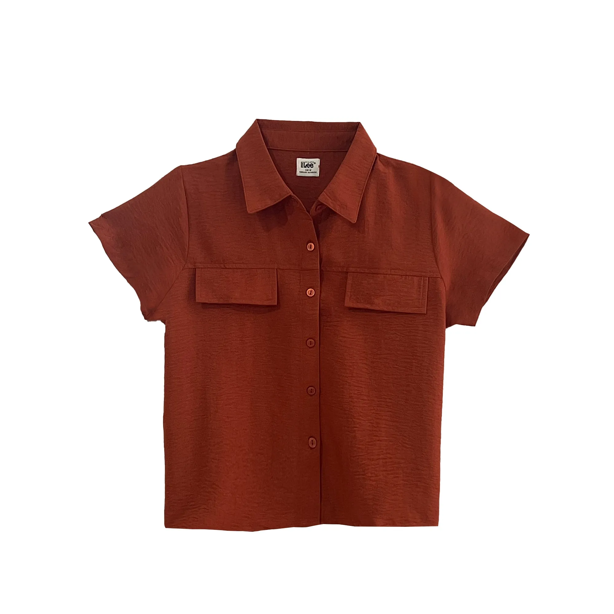 Stylistic Mr. Lee Ladies Basic Woven Shirt Boxy Fit 160465 (Rust)