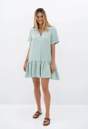 Sunny Shift Dress - Honeydew