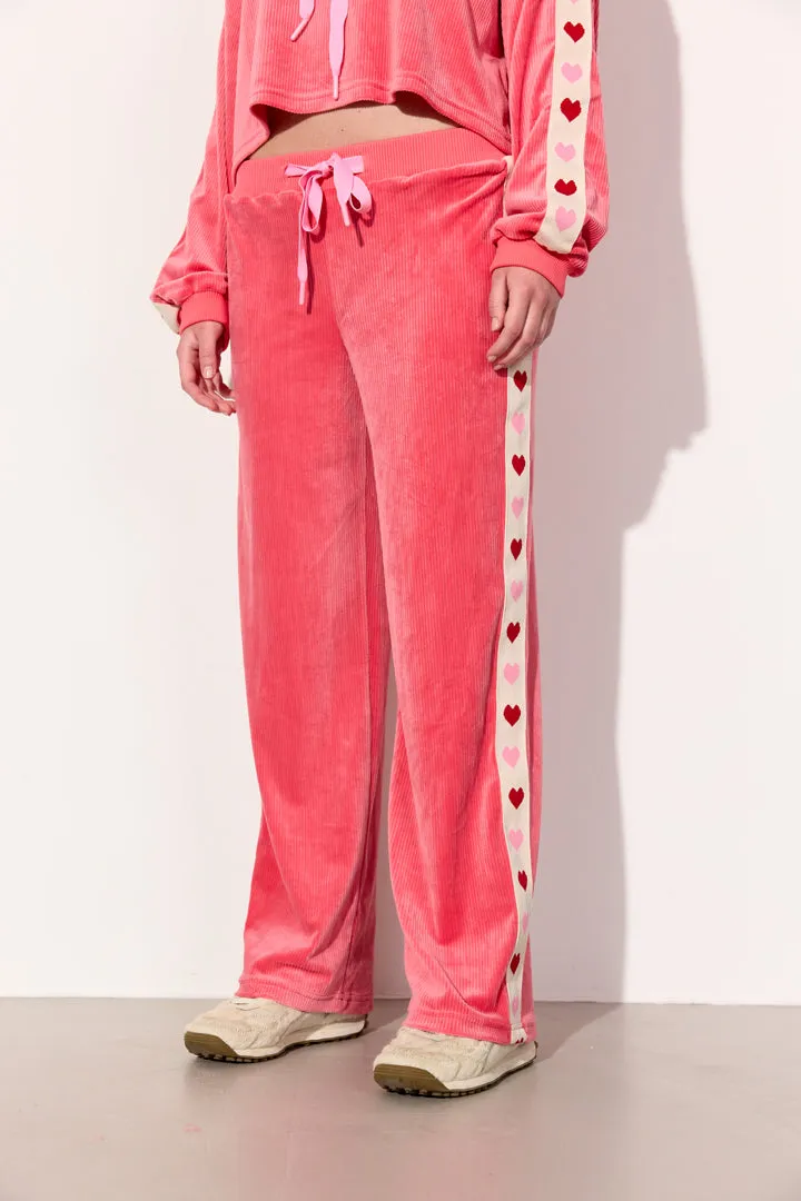 Svea Pants - Pink Hearts