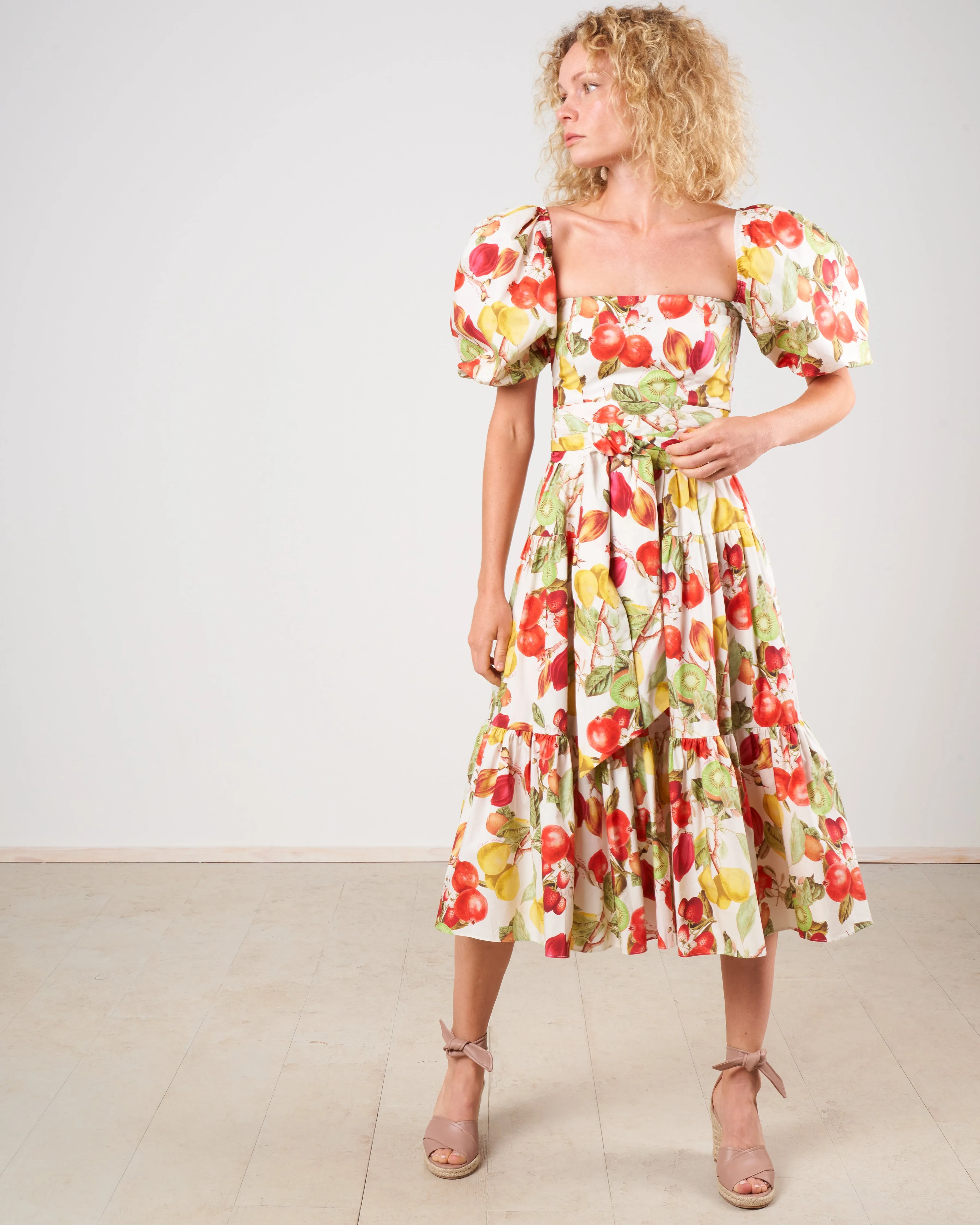 sydney dress - fruit ivory