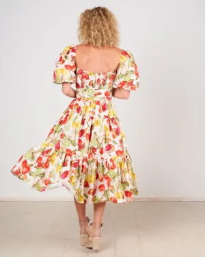 sydney dress - fruit ivory