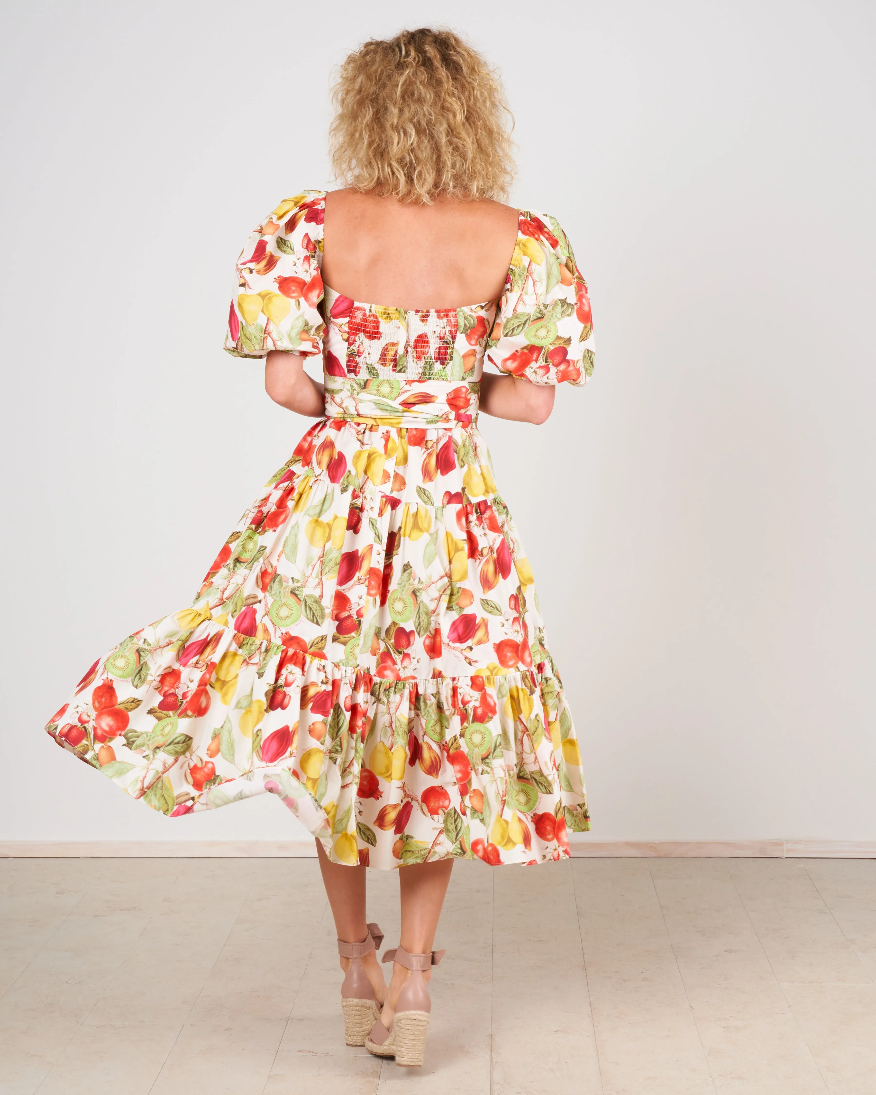 sydney dress - fruit ivory