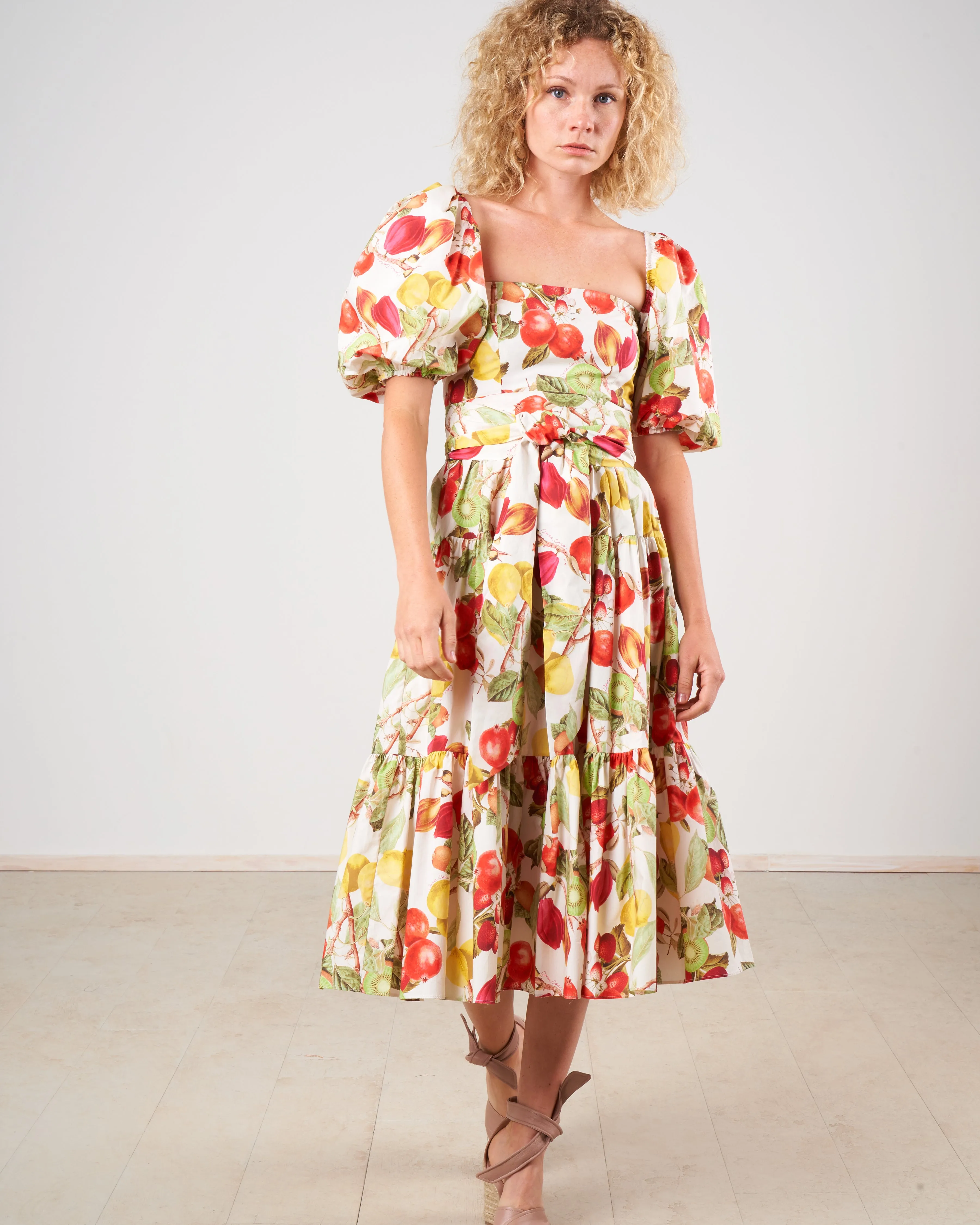 sydney dress - fruit ivory