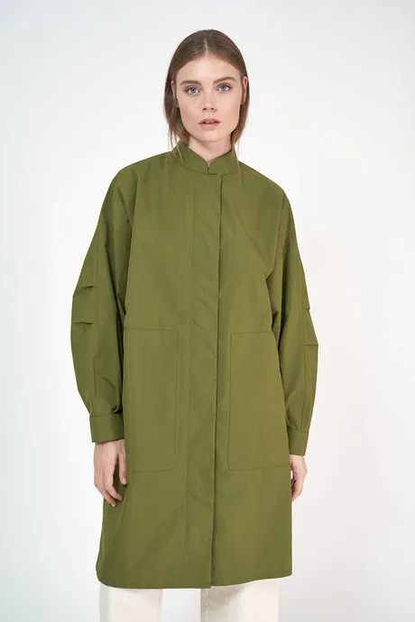 Tanta Orballo Trenchcoat - Sphagnum