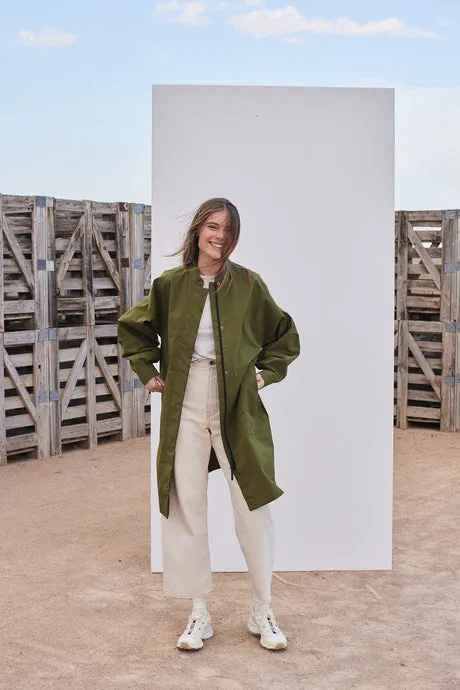 Tanta Orballo Trenchcoat - Sphagnum