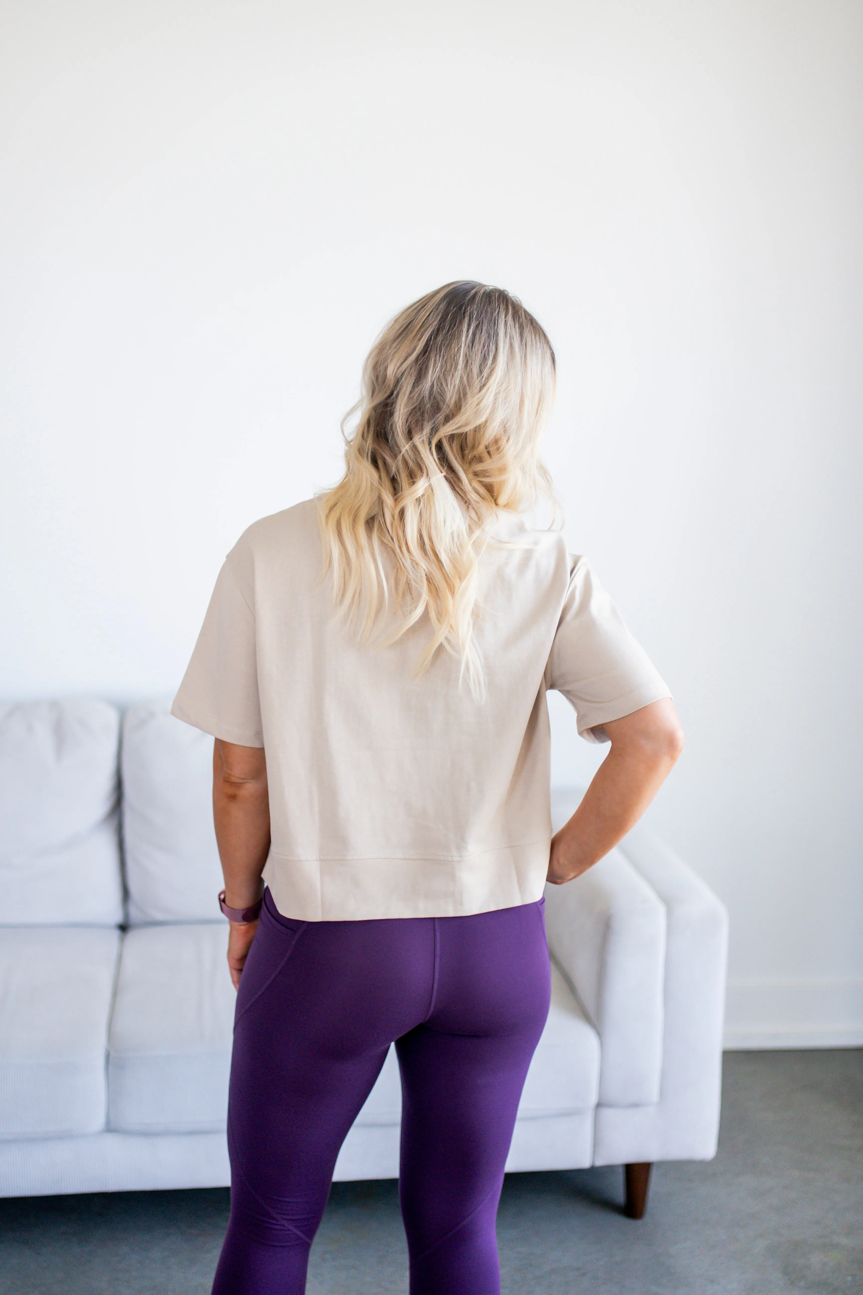 Taupe Boxy Knit Top