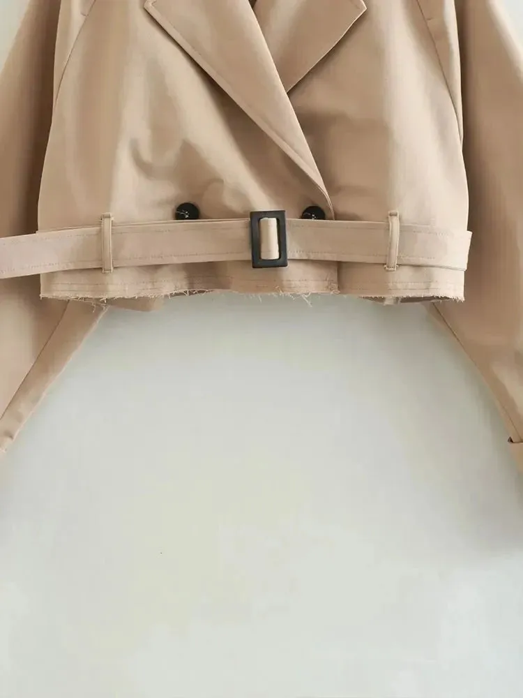 TESS | BELT CROPPED JACKET