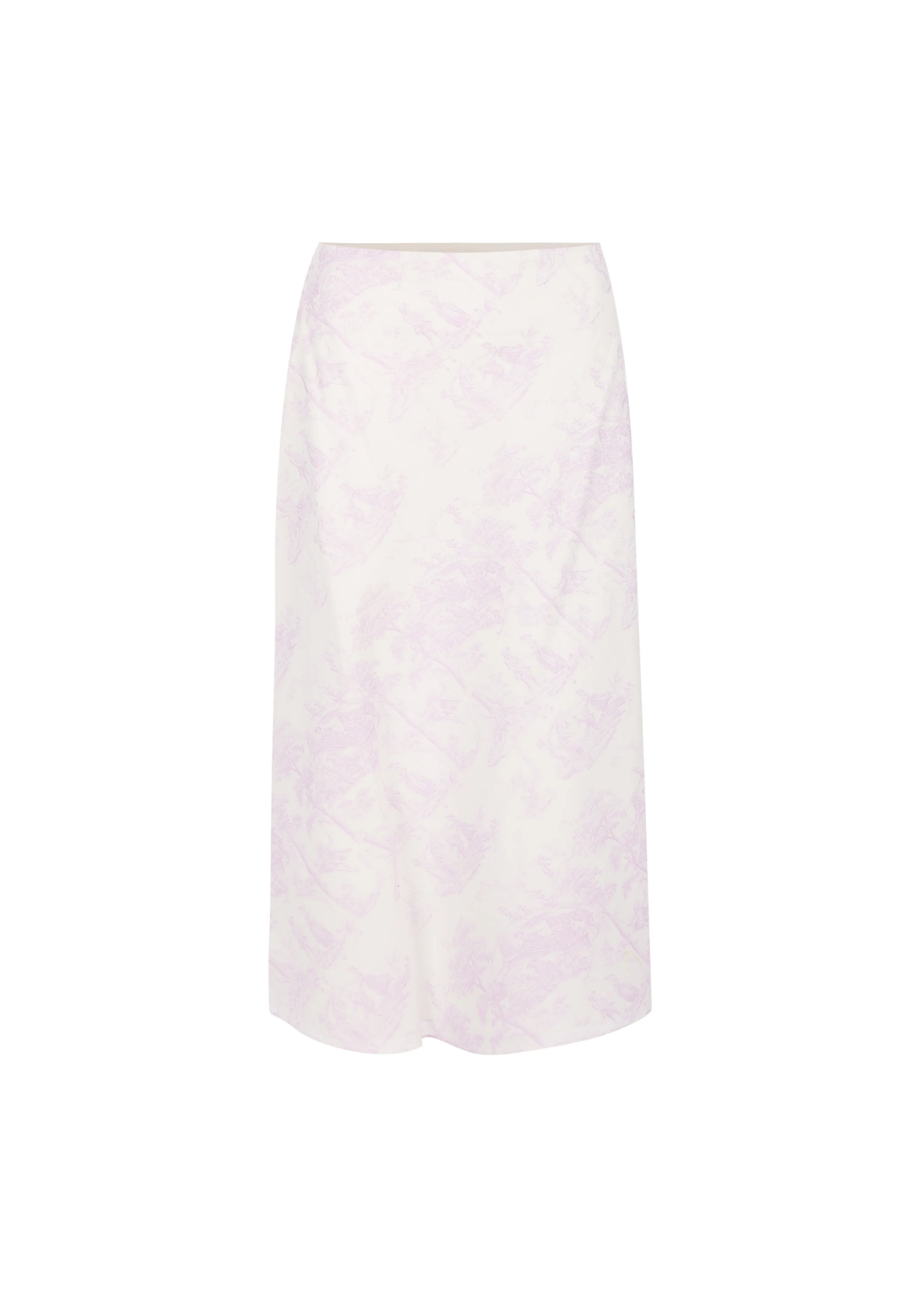 The Maiden Slip Skirt in Lilac Luxembourg