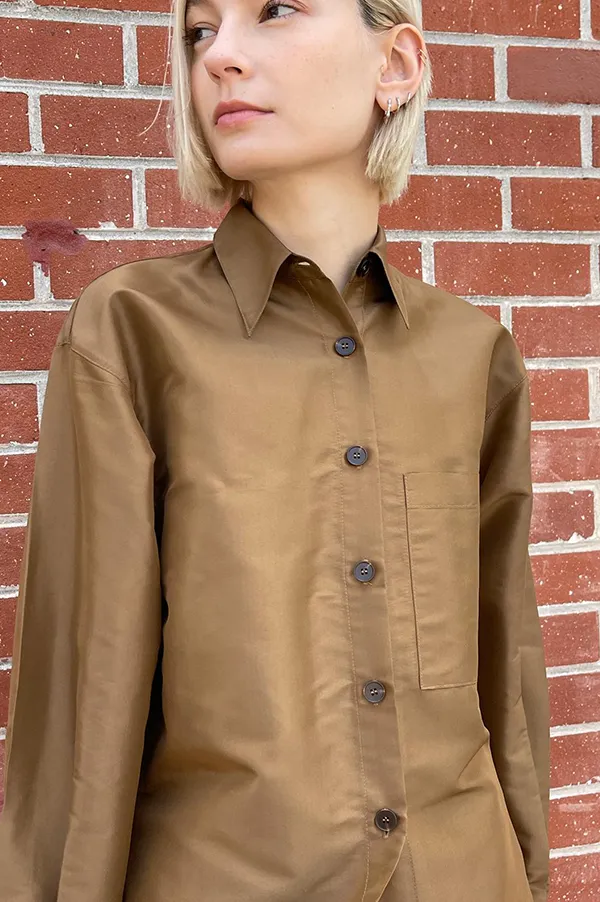 Tomo Shirt in Sepia (Sold Out)