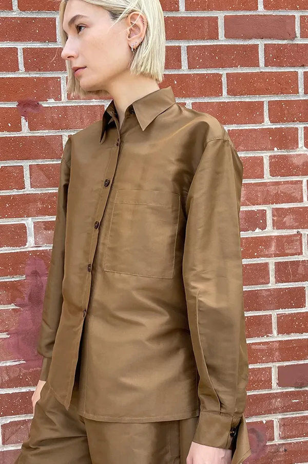 Tomo Shirt in Sepia (Sold Out)