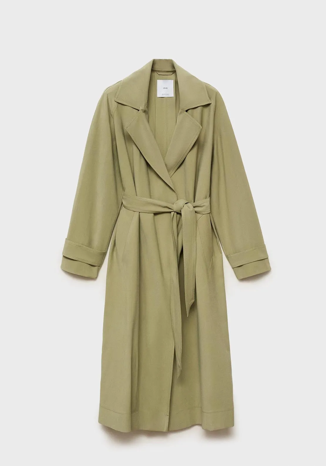 Trench Coat - Light/pastel Gray