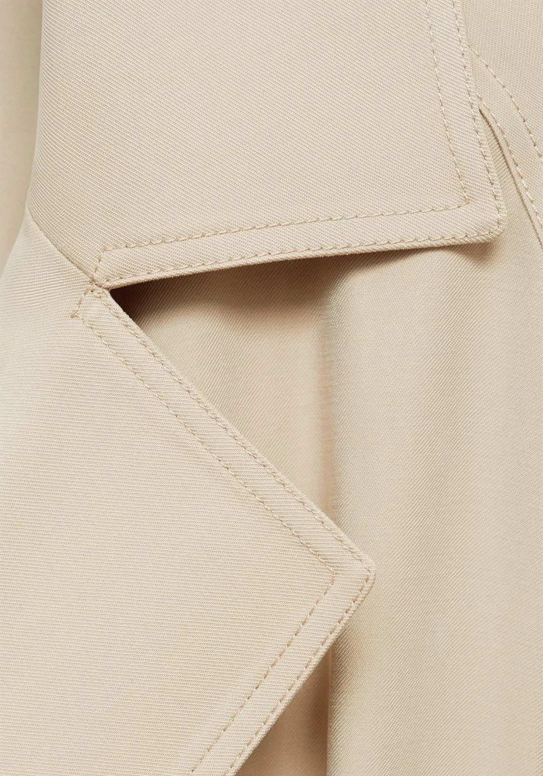 Trench Coat - Light/pastel Gray