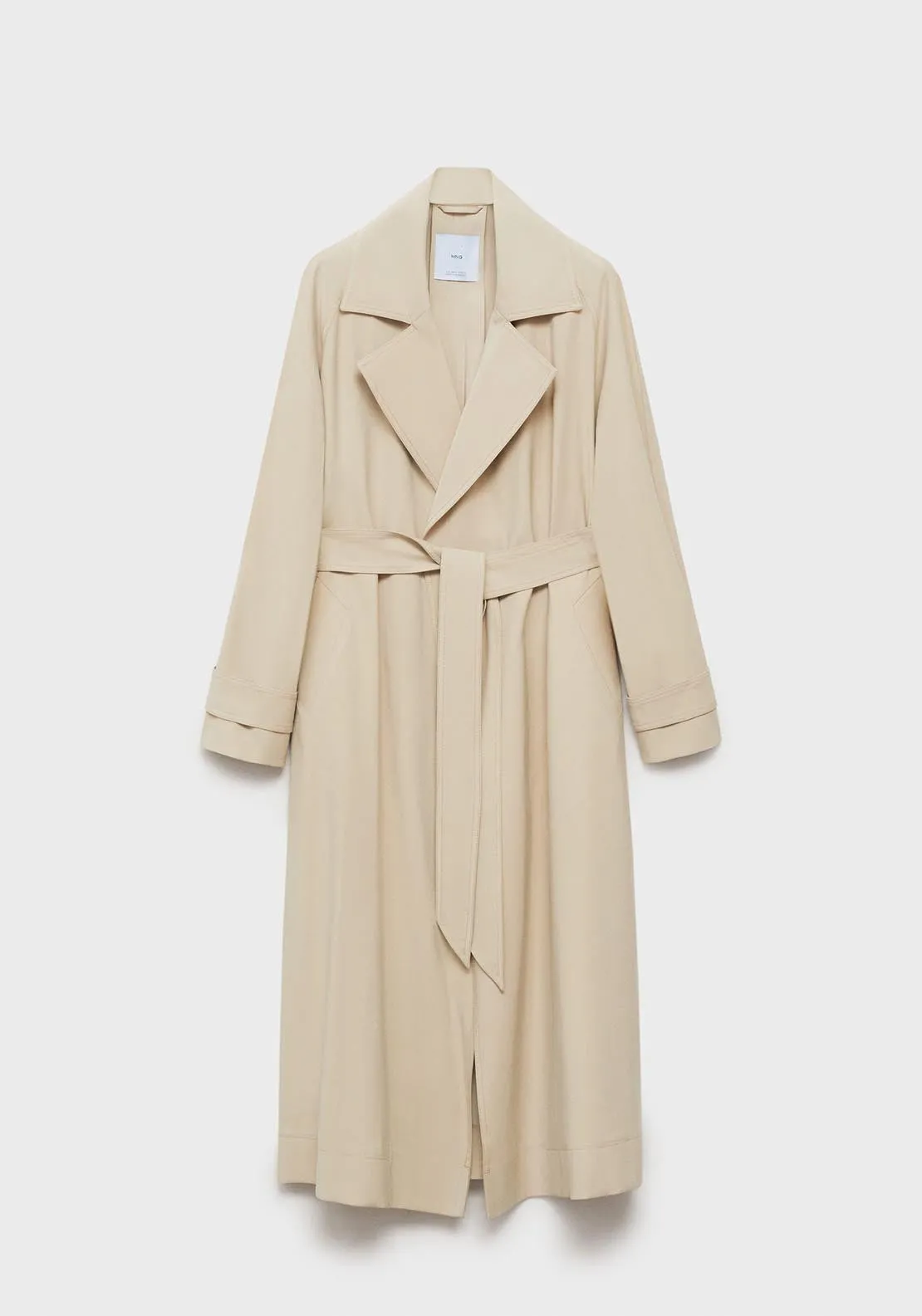 Trench Coat - Light/pastel Gray