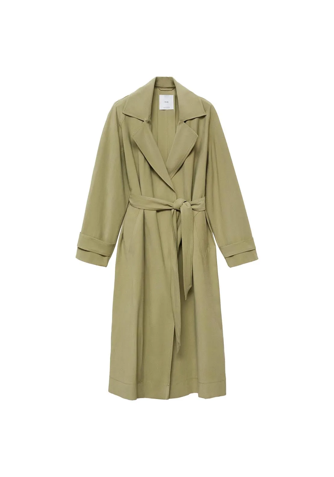 Trench Coat - Light/pastel Gray