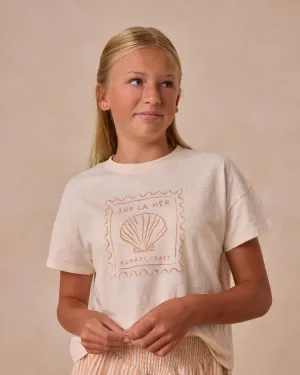 Tween Tops | Boxy Tee- Seashells | Rylee and Cru