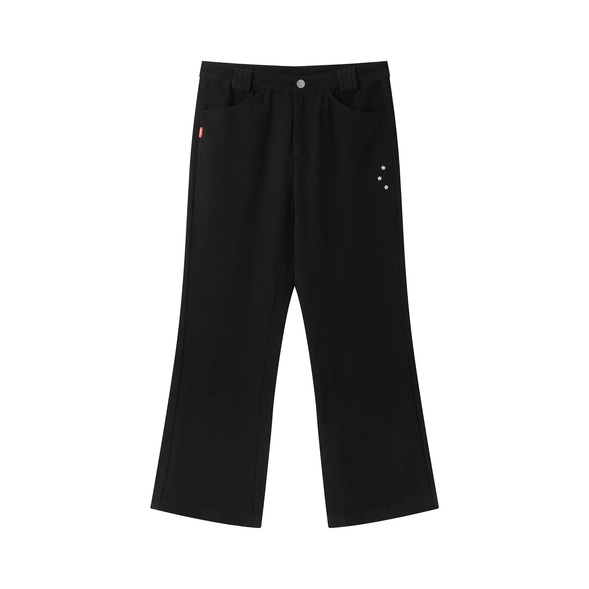 UnDeR20 SS25 Dragon Sakura Flared Wide-Leg Pants