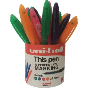 Uniball Gel Signo Gelstick Assorted pk 24