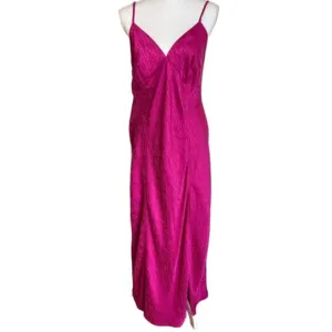 Victoria's Secret Icon Satin Midi Slip, Size XL Women's Lingerie Silky NWT