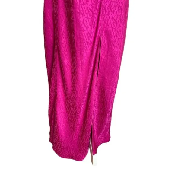 Victoria's Secret Icon Satin Midi Slip, Size XL Women's Lingerie Silky NWT