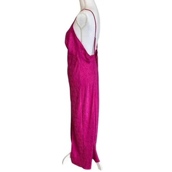 Victoria's Secret Icon Satin Midi Slip, Size XL Women's Lingerie Silky NWT