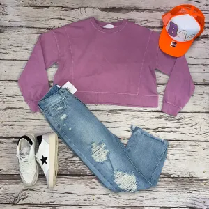 Vintage Plum Sweater