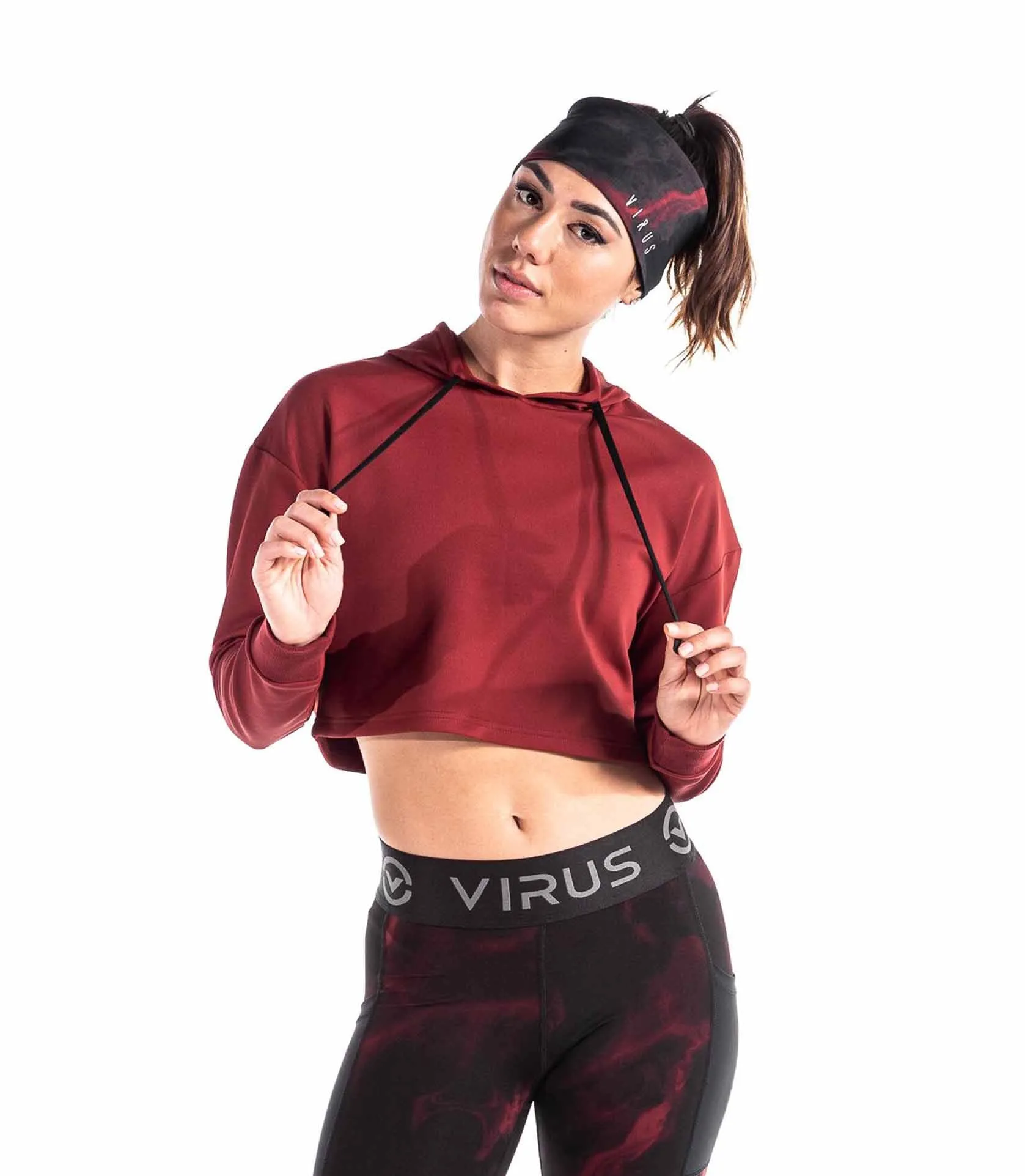 VIRUS - Atlas Crop Hoodie