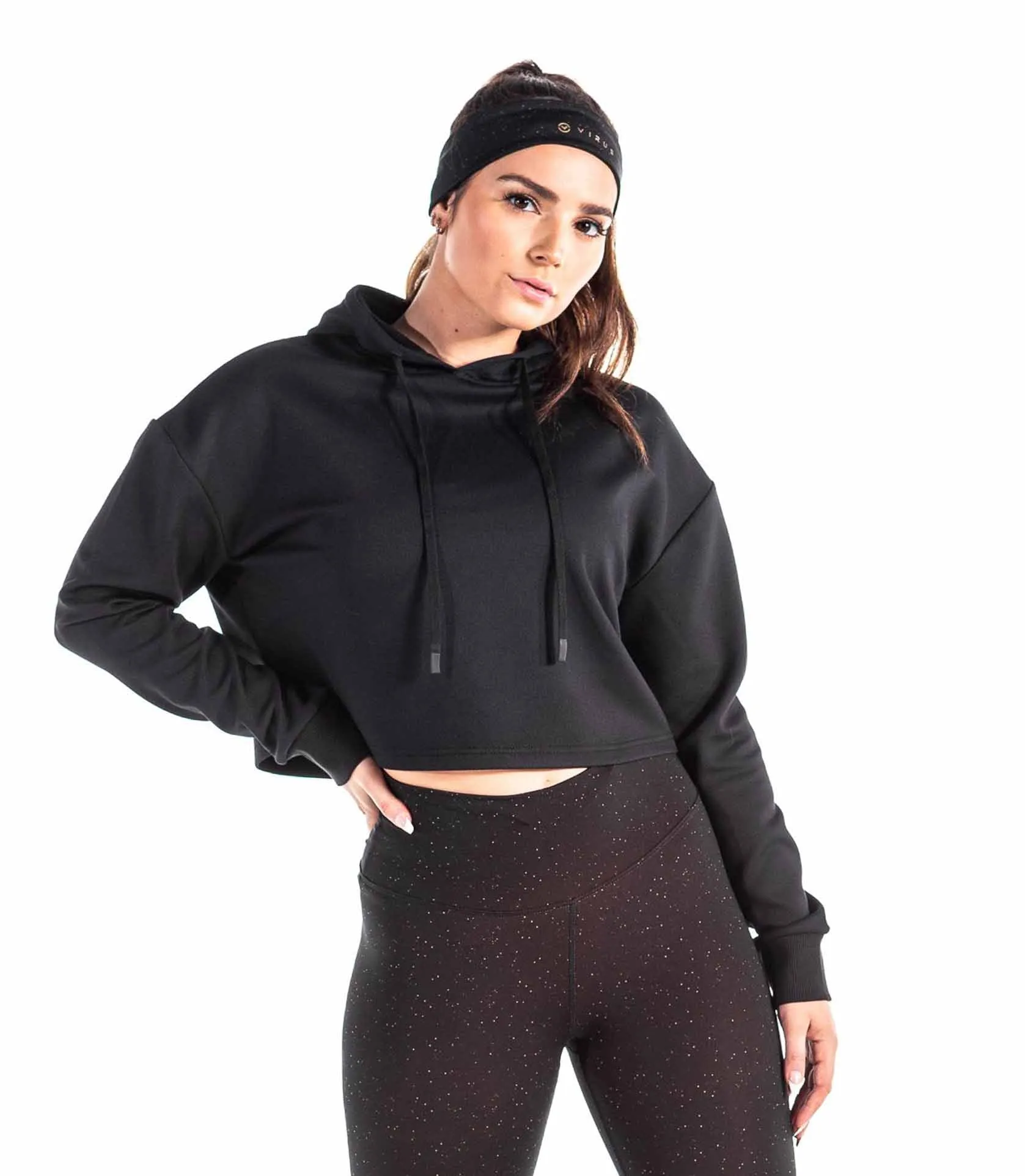 VIRUS - Atlas Crop Hoodie