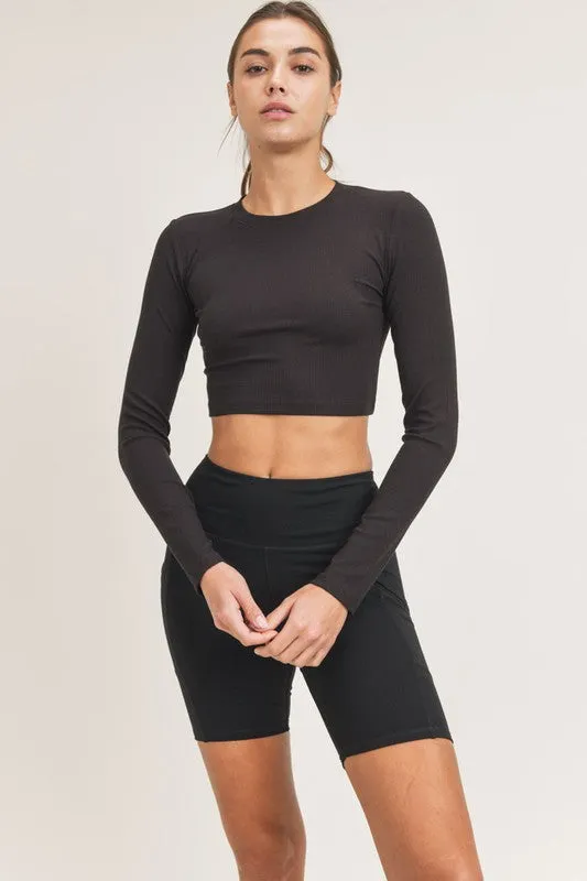 Wells Cropped Long Sleeve - FINAL SALE