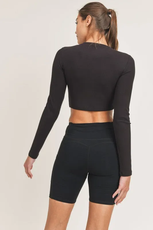 Wells Cropped Long Sleeve - FINAL SALE