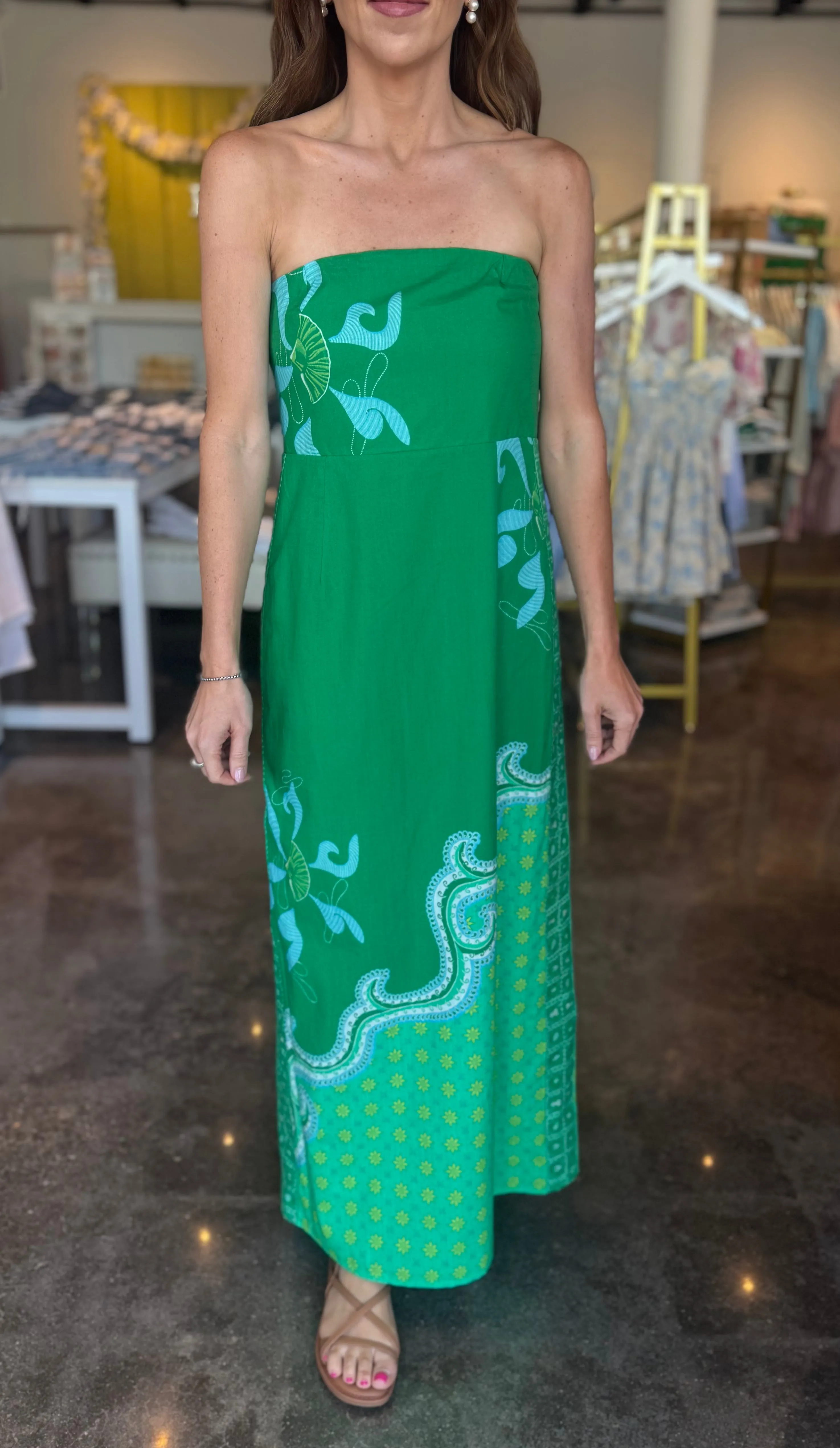 Wess Midi Dress in Malibu
