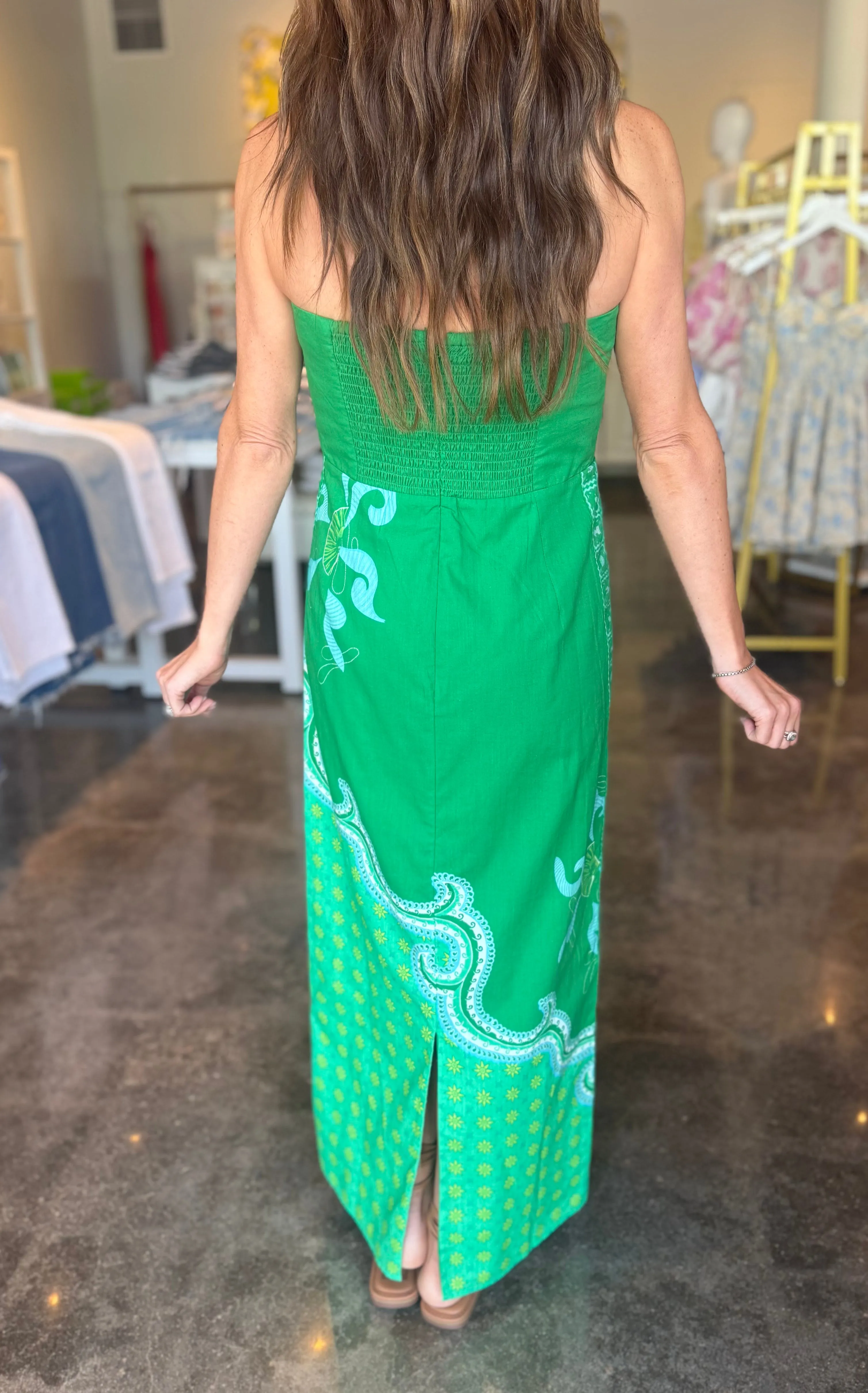 Wess Midi Dress in Malibu