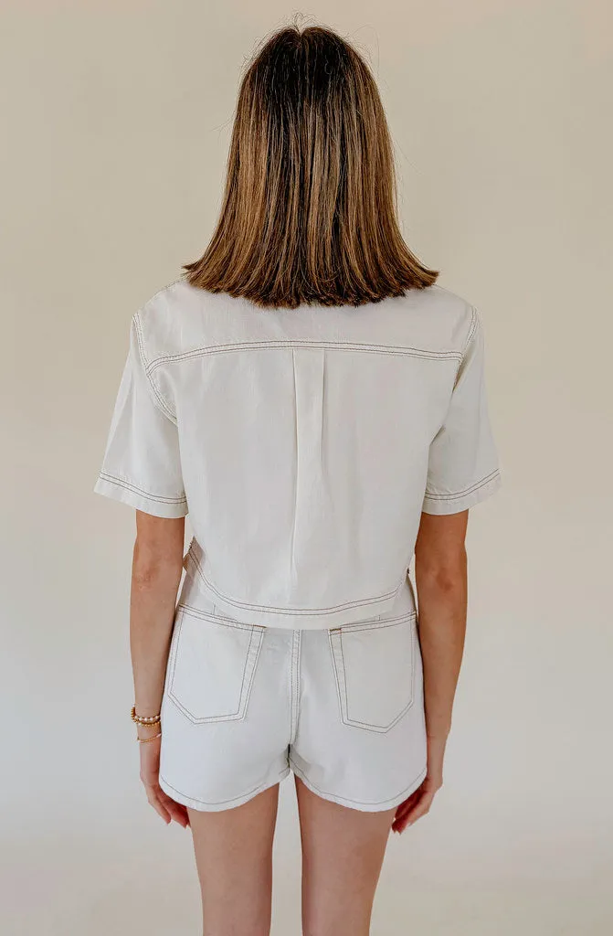 WHAT'S THE STITCH CROPPED TOP