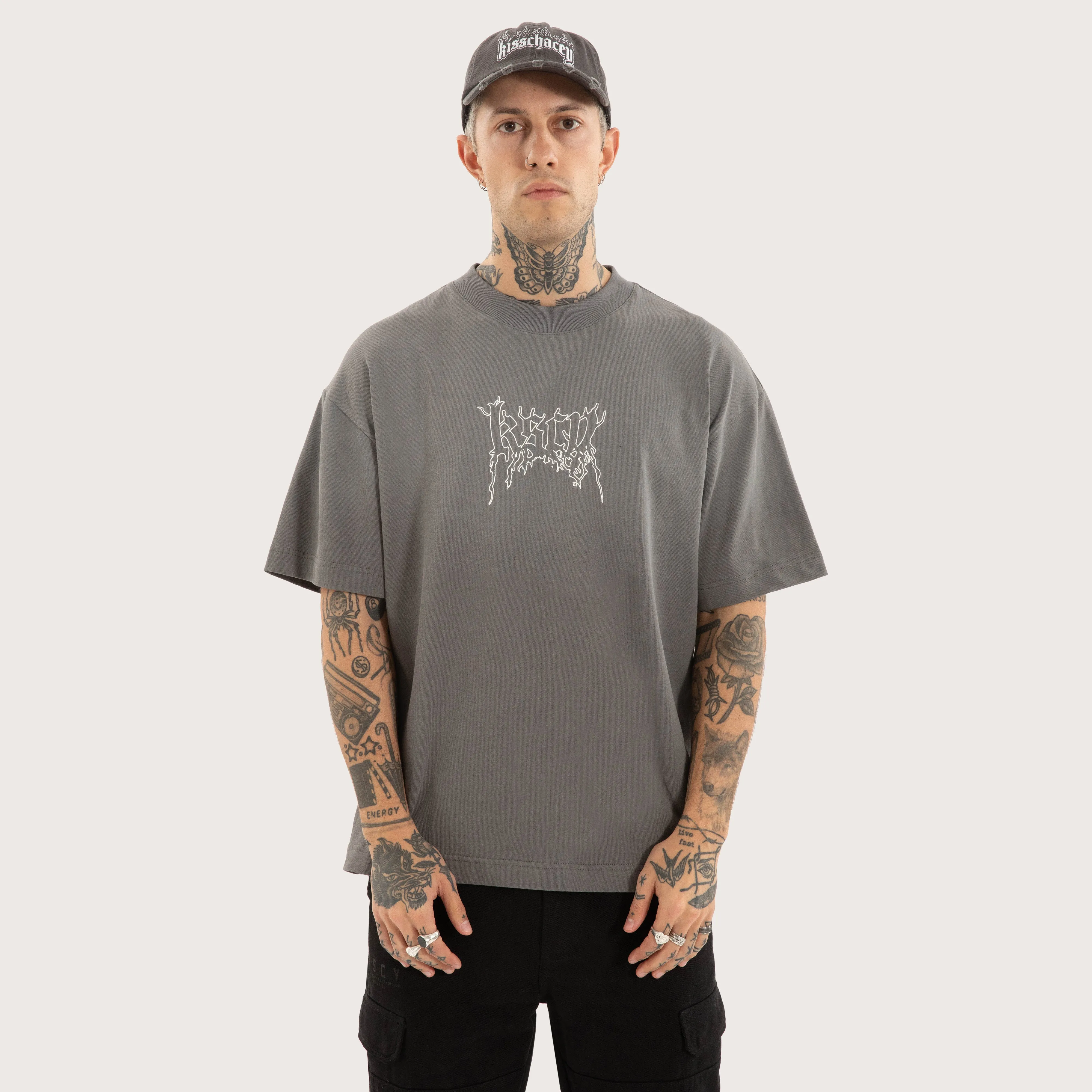Whisper Street Tee Charcoal