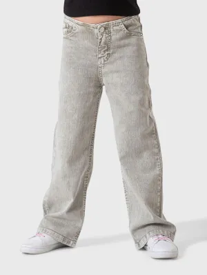 Wide Leg Gabardine Pants