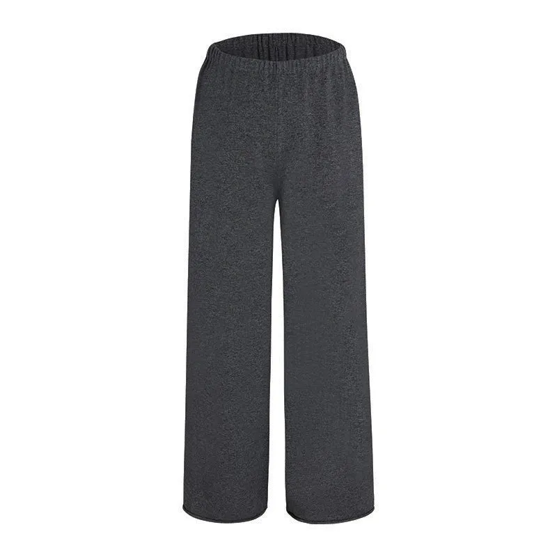 Wide-Leg Knit Pants