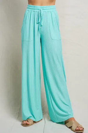 Wide Leg Knit Pants