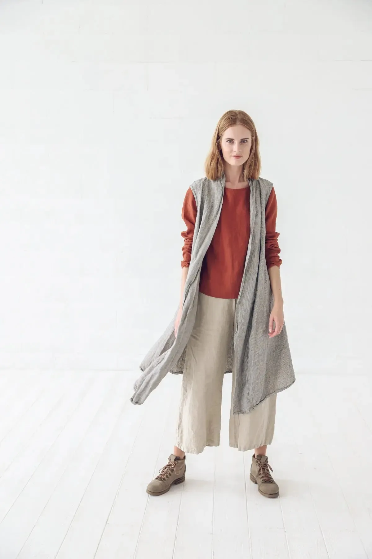 Wide Leg Linen Pants