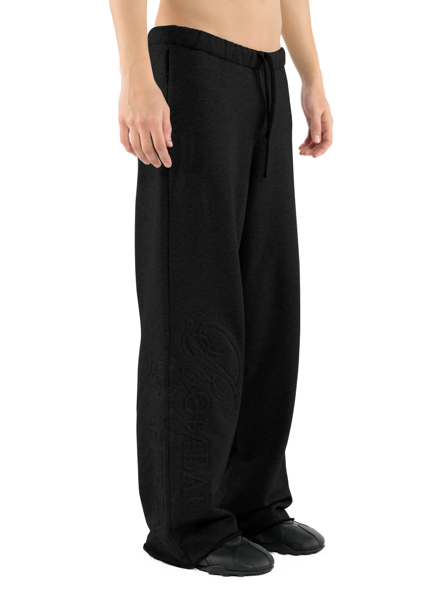 WIDE LEG PANTS BLACK