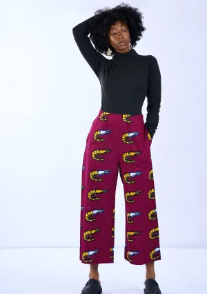 Wide Leg Pants - Prawns